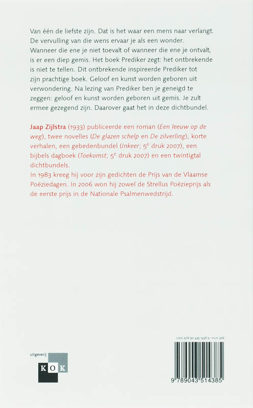 Achterkant van Het ontbrekende