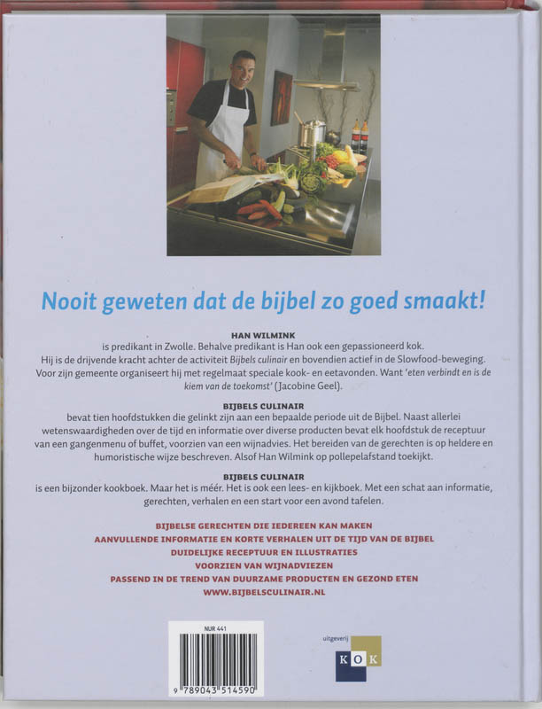 Achterkant van Bijbels culinair