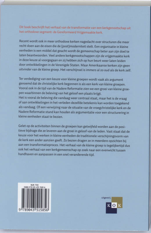 Achterkant van Kerk (in) delen