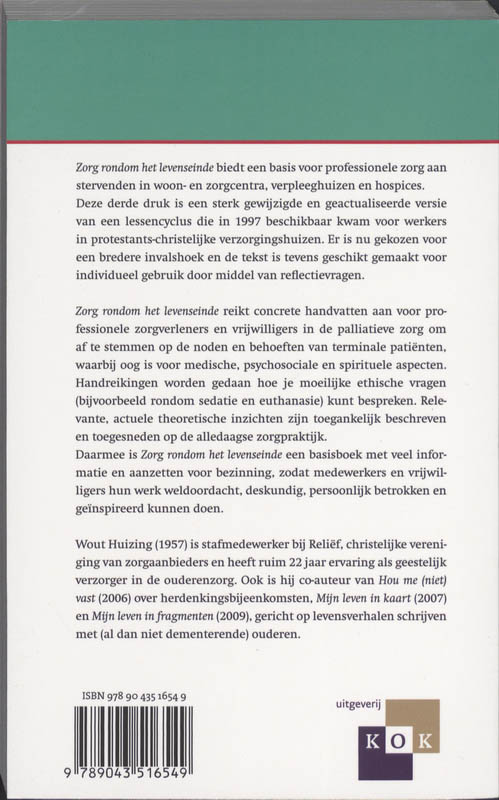 Achterkant van Zorg rondom het levenseinde