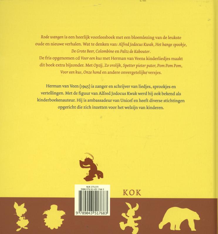 Achterkant van Rode wangen