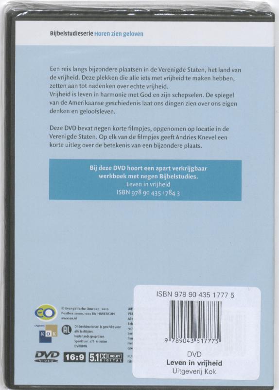 Achterkant van Leven in vrijheid