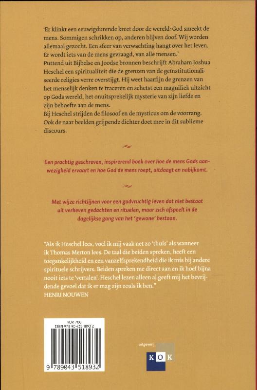 Achterkant van De mens is niet alleen