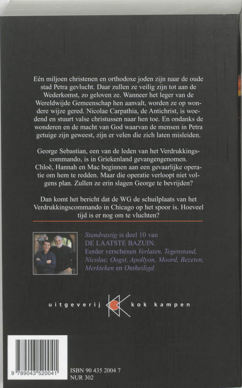 Achterkant van Standvastig