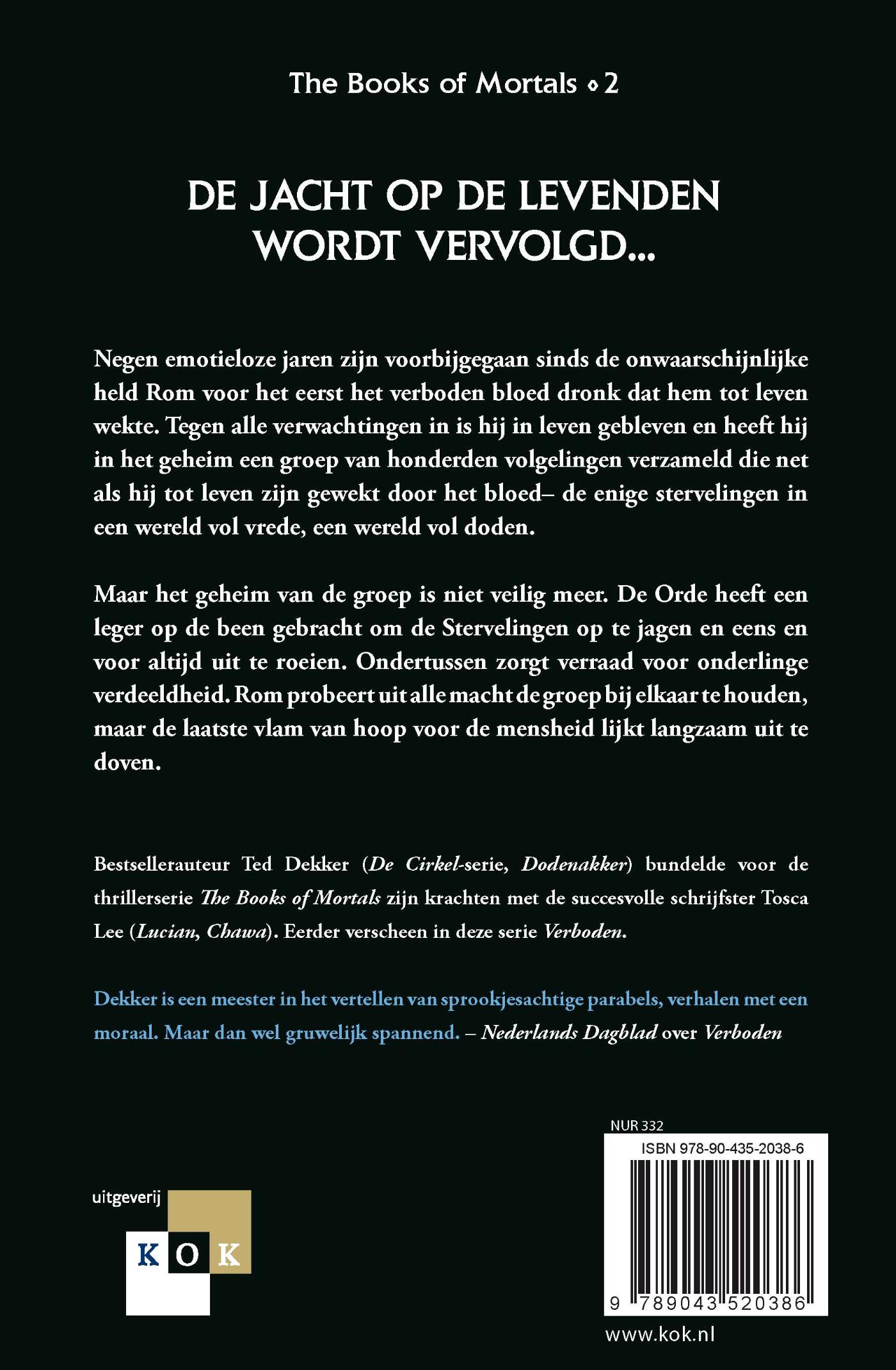 Achterkant van Sterfelijk