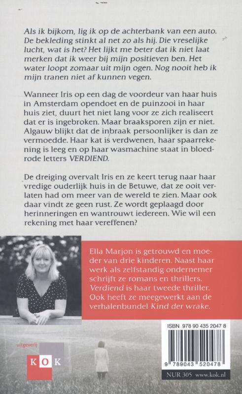 Achterkant van Verdiend