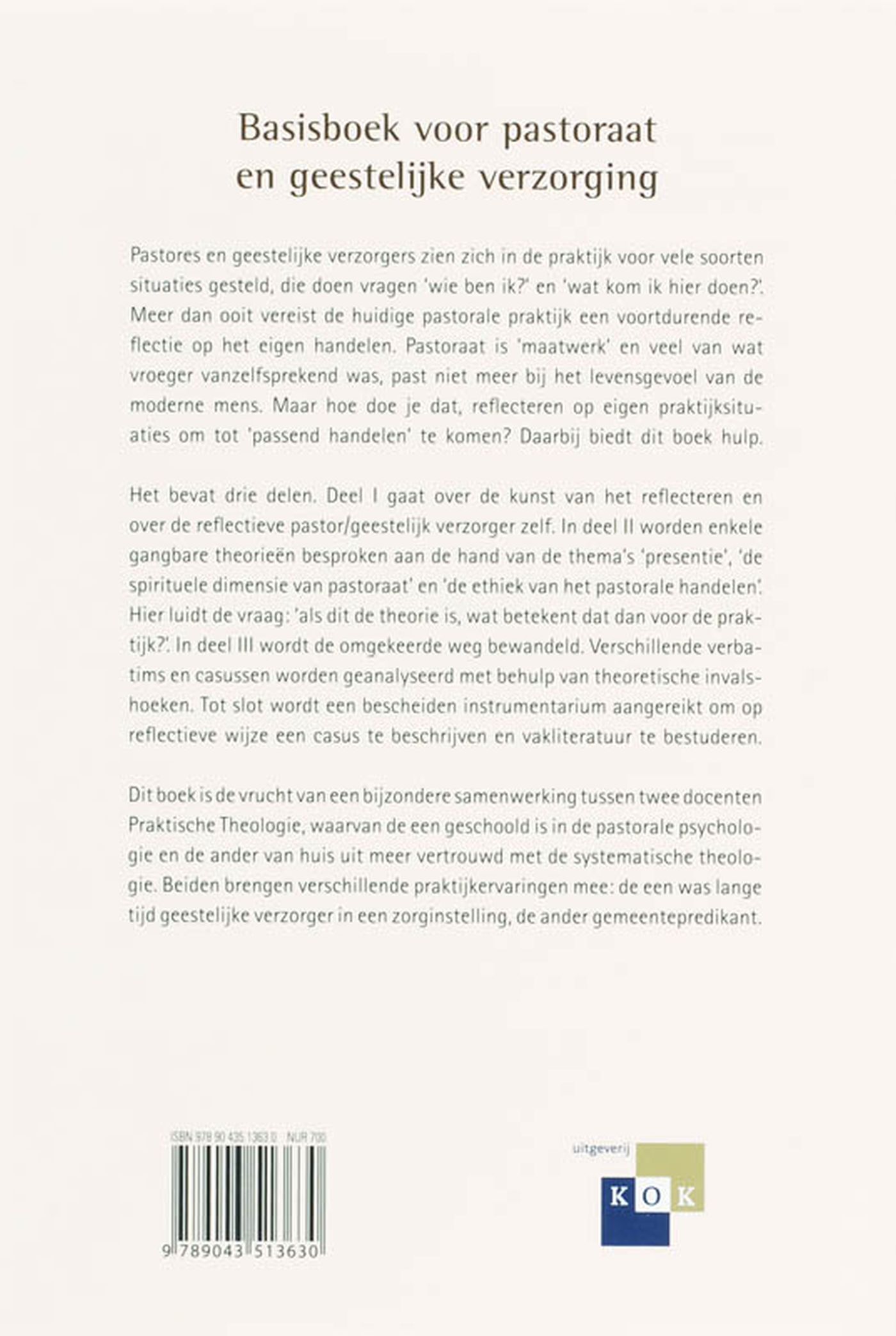 Achterkant van Reflecteren kun je leren