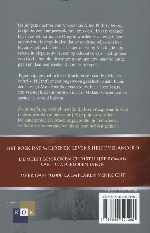 Achterkant van De uitnodiging