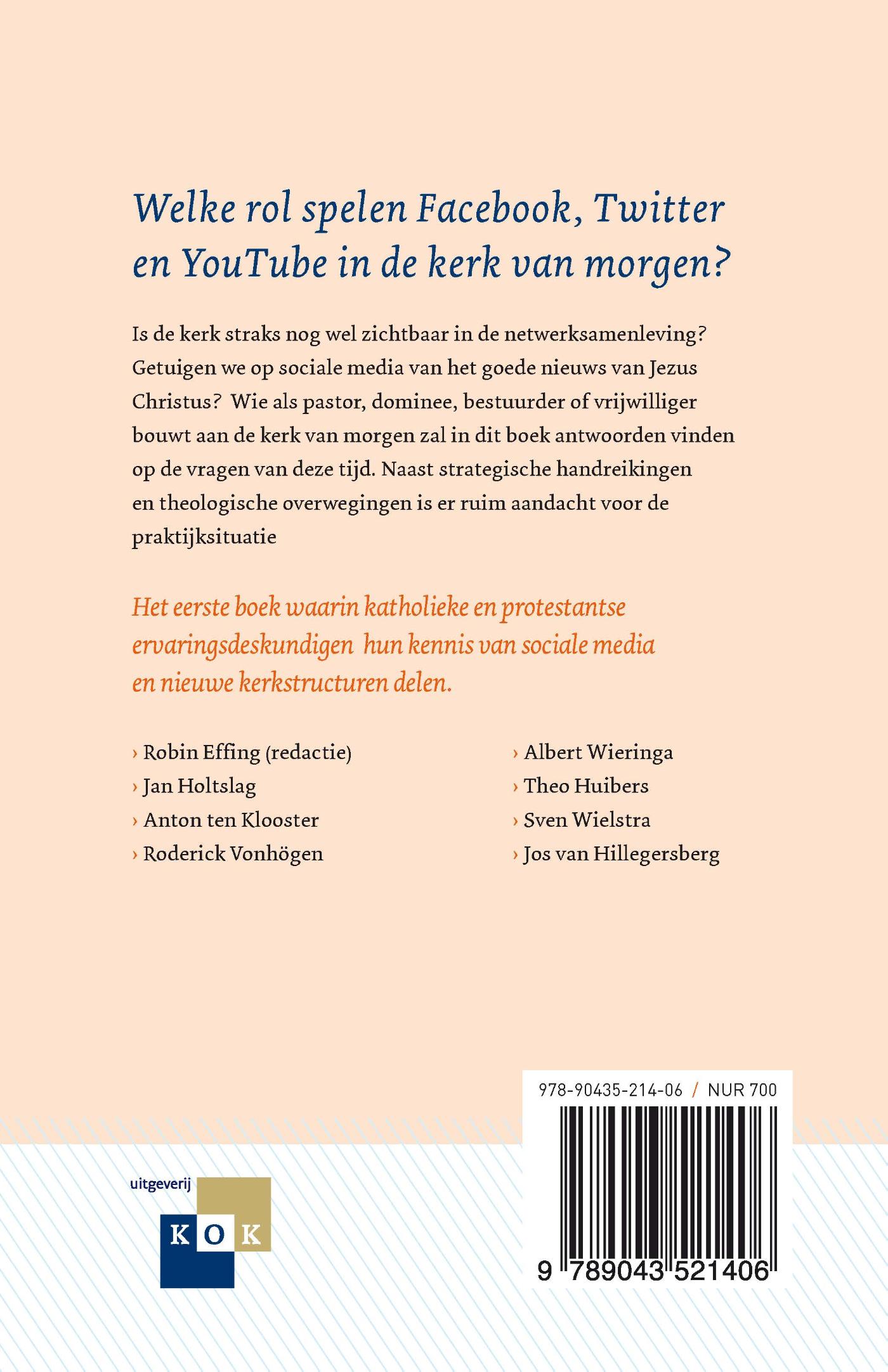 Achterkant van De sociale netwerk kerk
