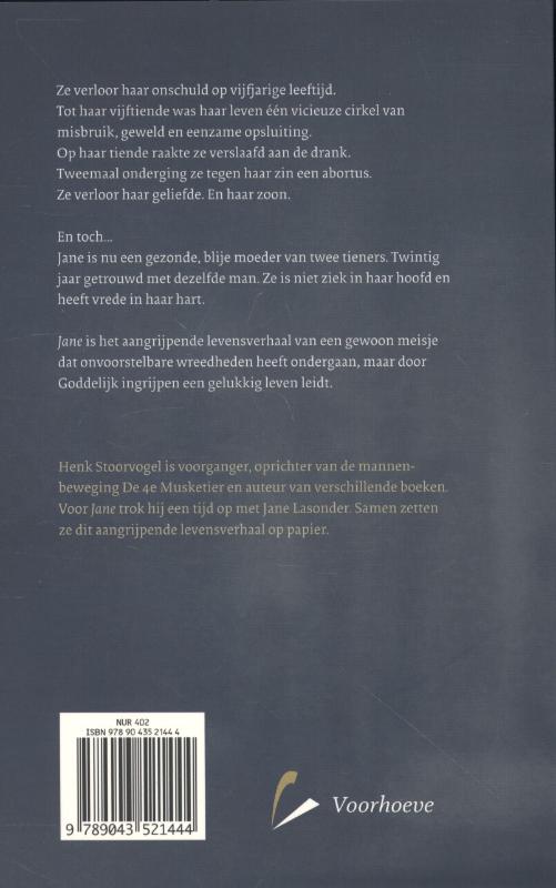 Achterkant van Jane