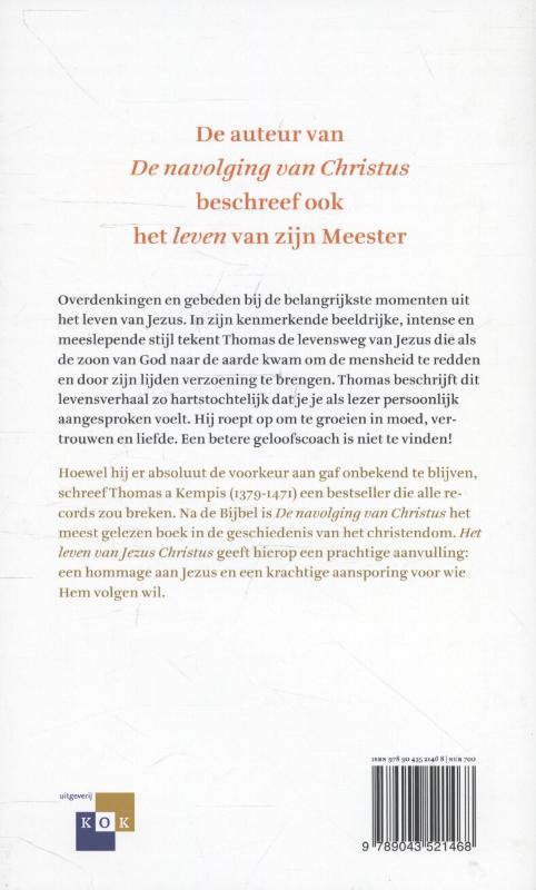 Achterkant van Het leven van Jezus Christus