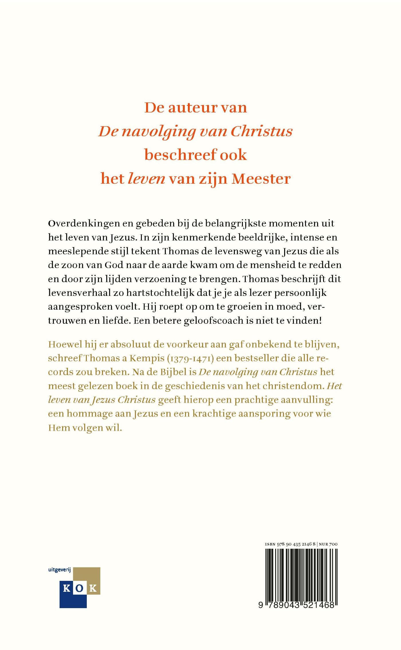 Achterkant van Het leven van Jezus Christus