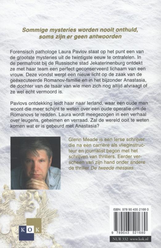 Achterkant van Het Romanov mysterie