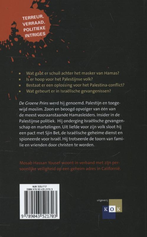 Achterkant van Zoon van Hamas