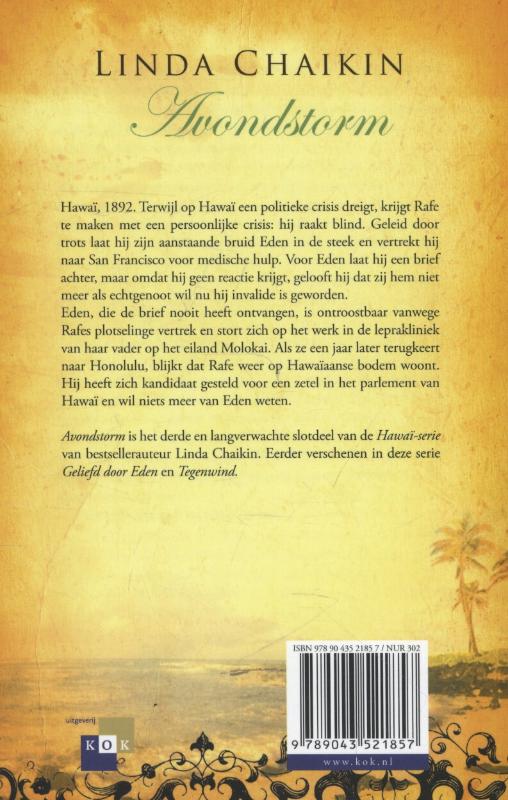 Achterkant van Avondstorm