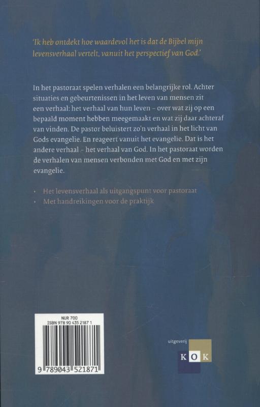 Achterkant van Verhalen om te leven