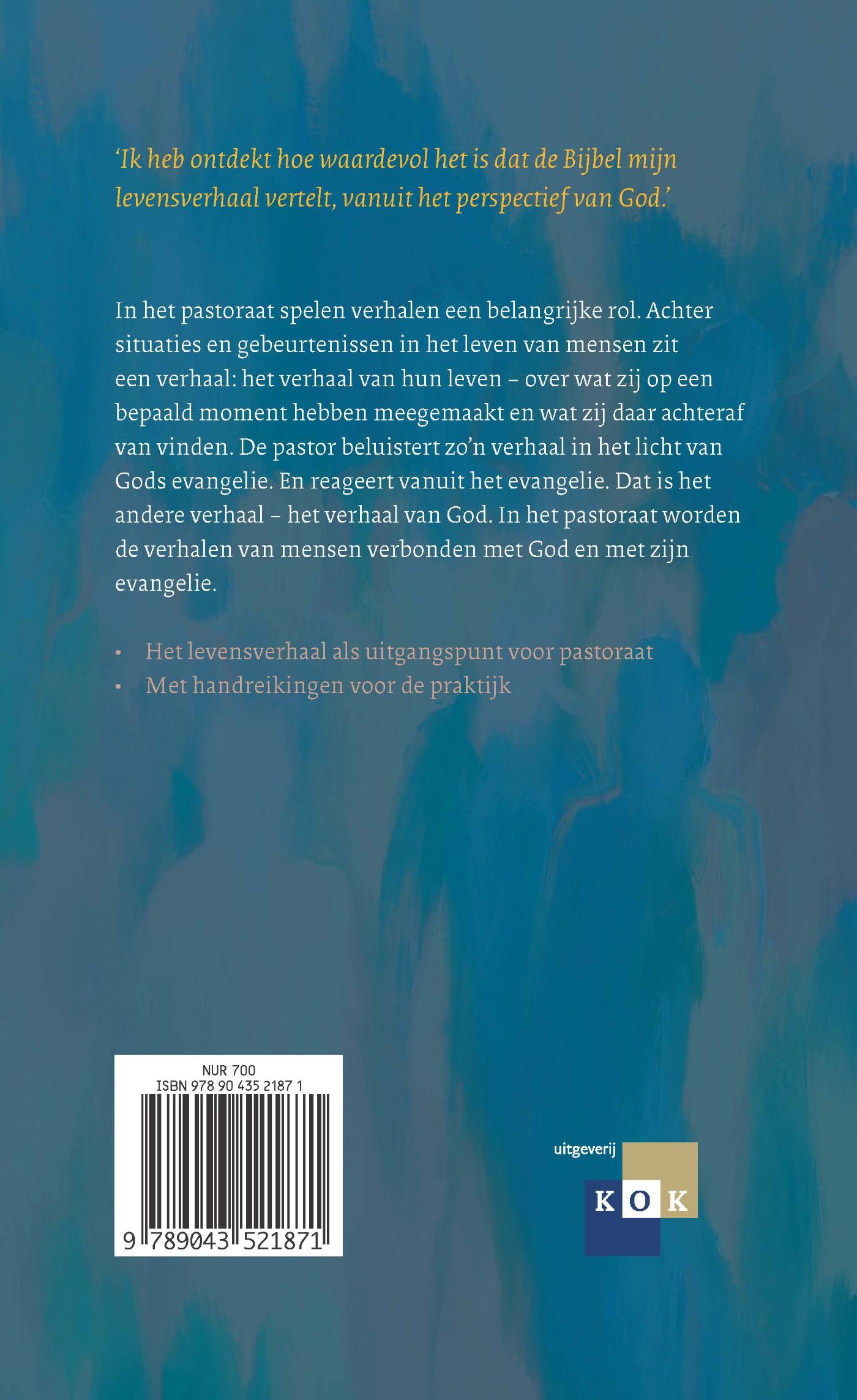 Achterkant van Verhalen om te leven