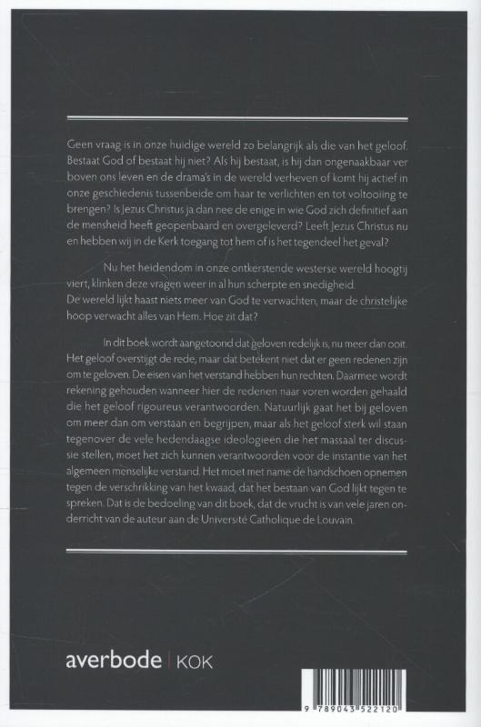 Achterkant van Redenen om te geloven