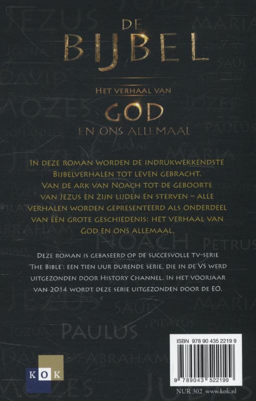 Achterkant van De bijbel