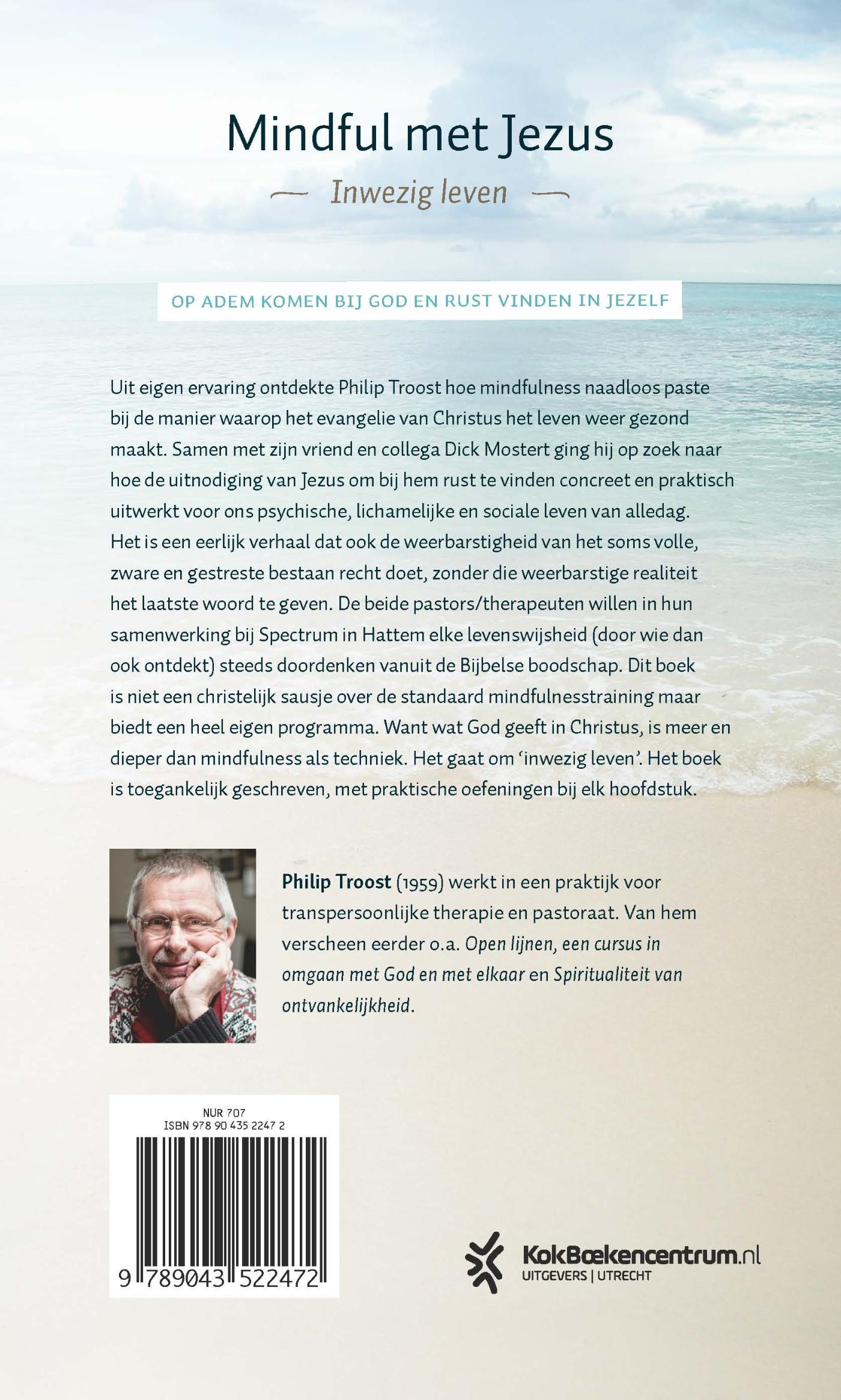 Achterkant van Mindful met Jezus