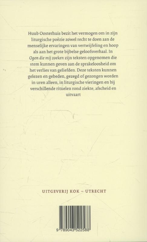 Achterkant van Ogen die mij zoeken