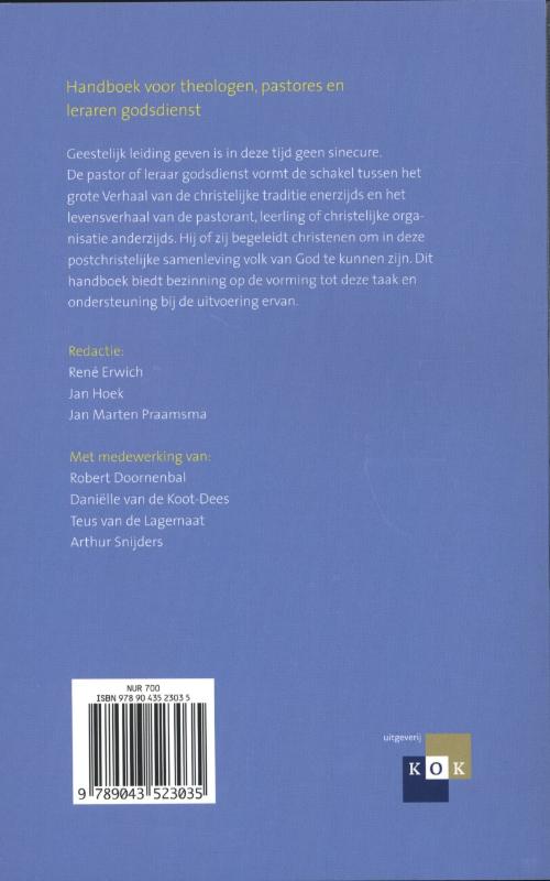 Achterkant van Theologie als beroep