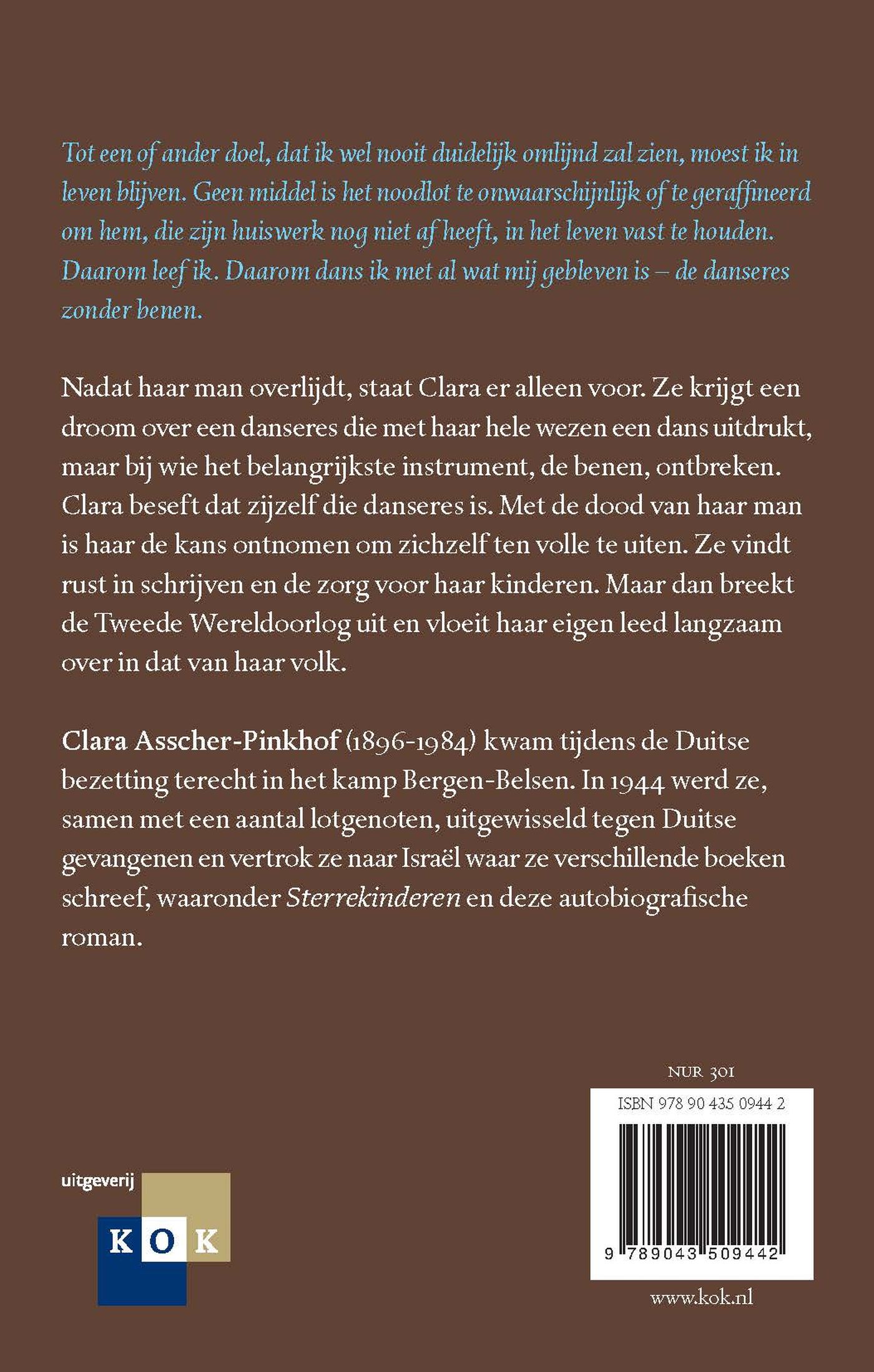 Achterkant van Danseres zonder benen