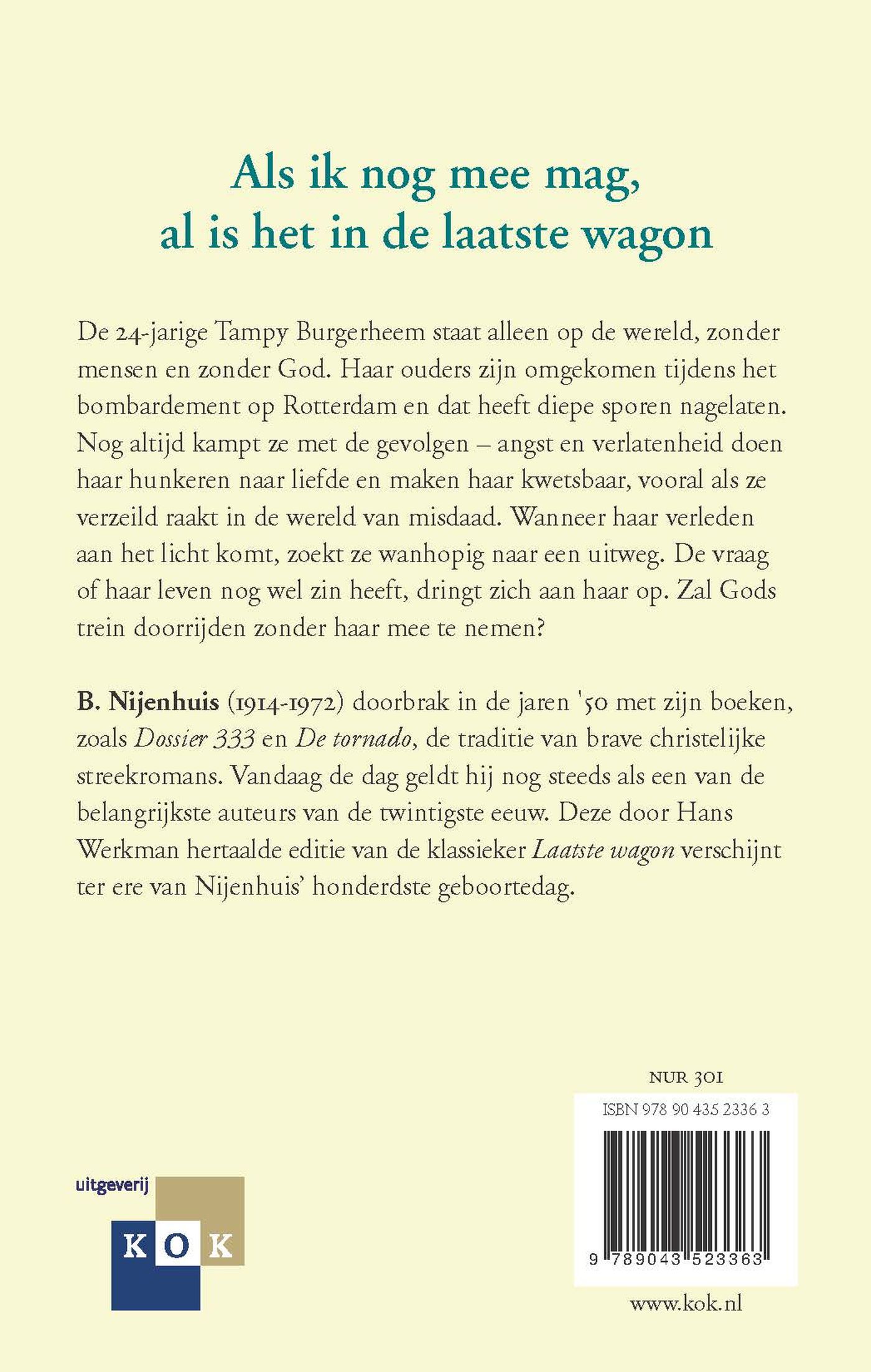 Achterkant van Laatste wagon
