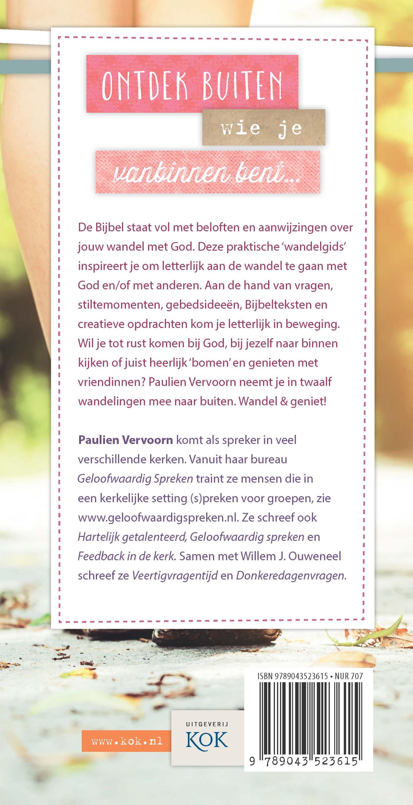 Achterkant van Wandelen & genieten met God