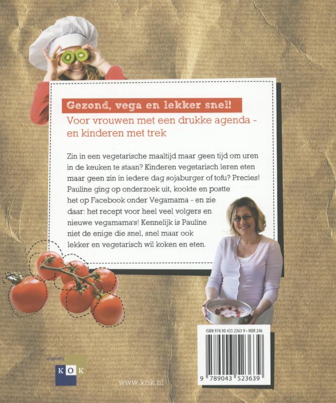 Achterkant van PUUR! Vegamama