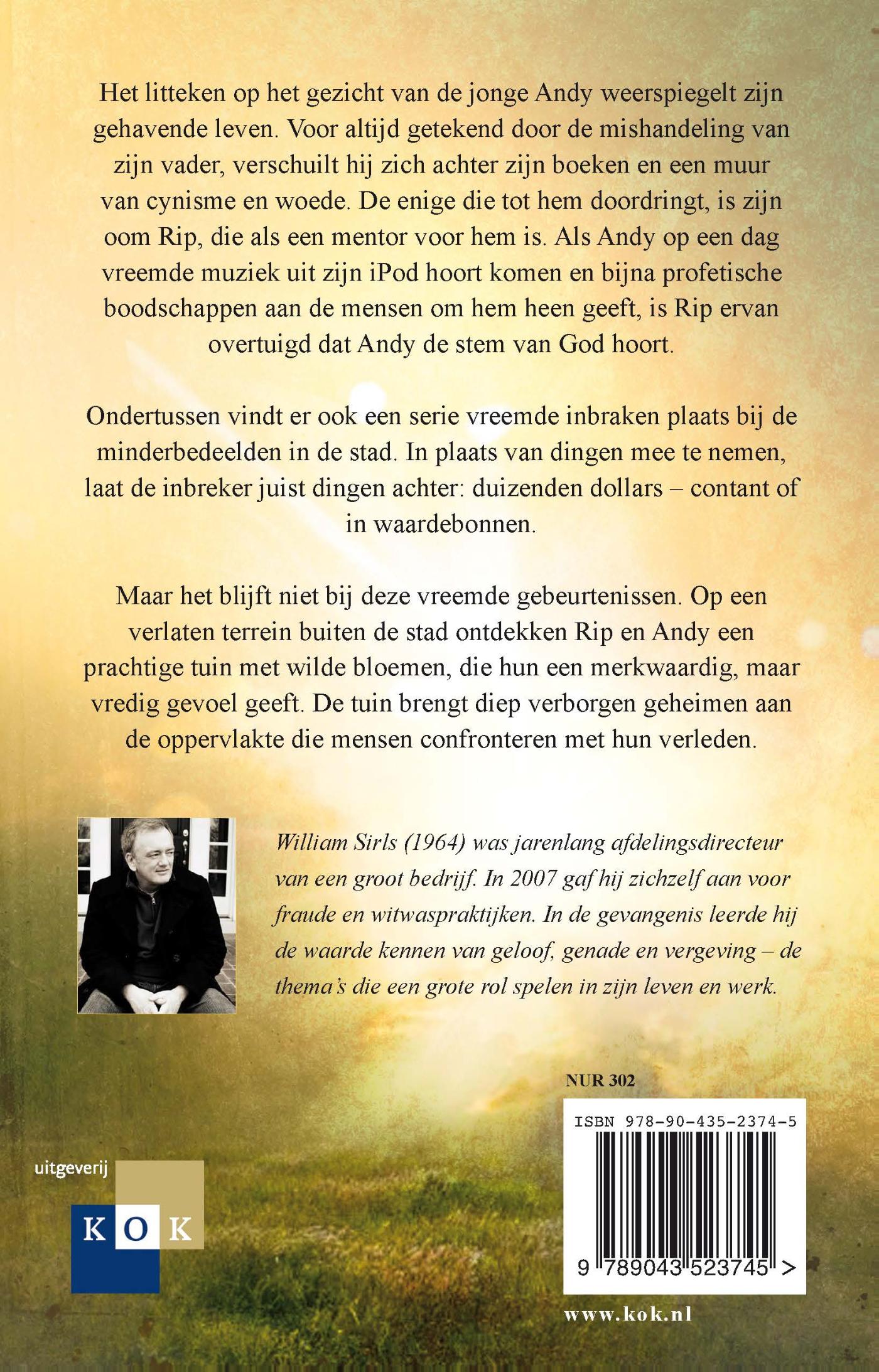 Achterkant van De verborgen tuin