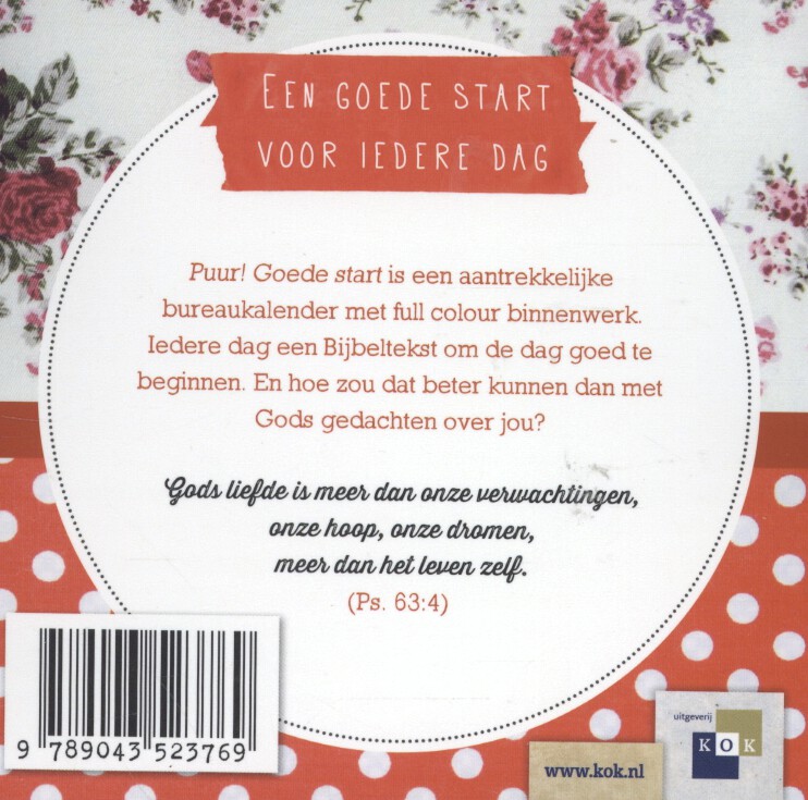 Achterkant van Goede start