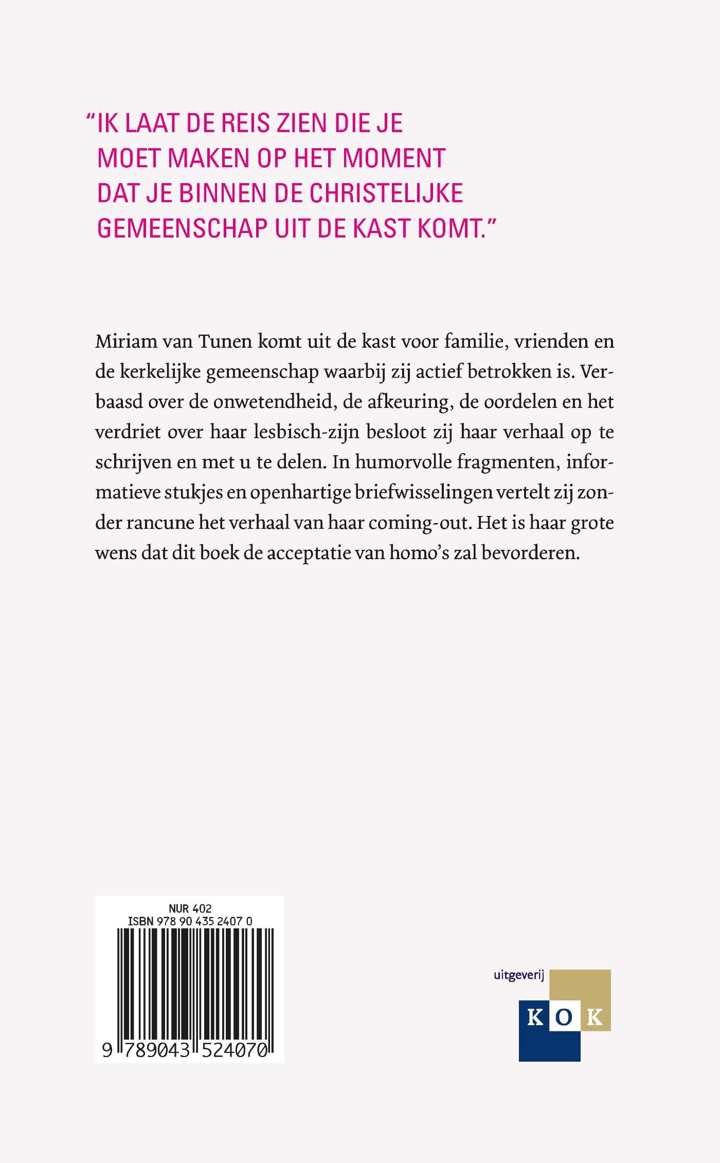 Achterkant van Van achter de kast