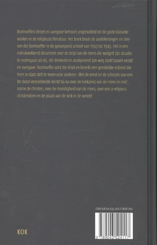 Achterkant van Verzet en overgave