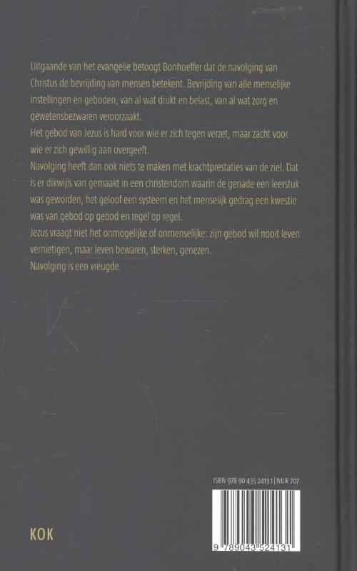 Achterkant van Navolging