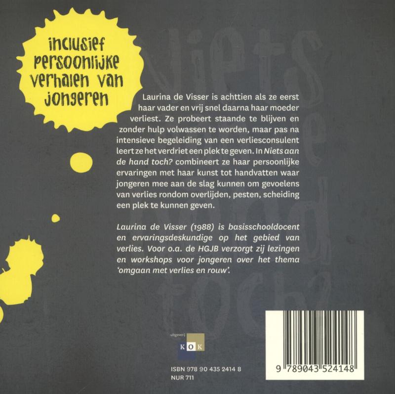 Achterkant van Niets aan de hand, toch?