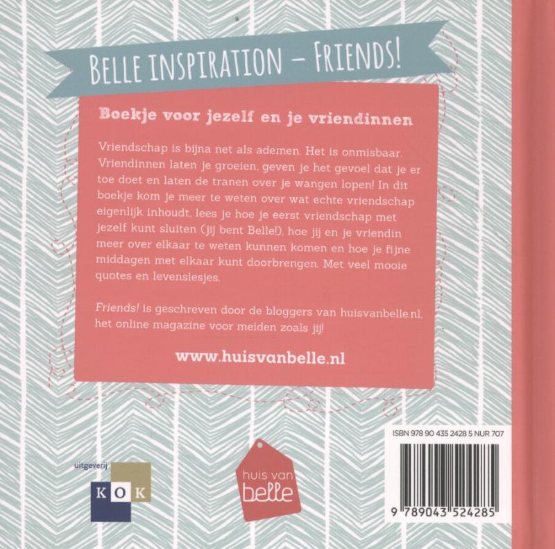 Achterkant van Belle inspiration - Friends