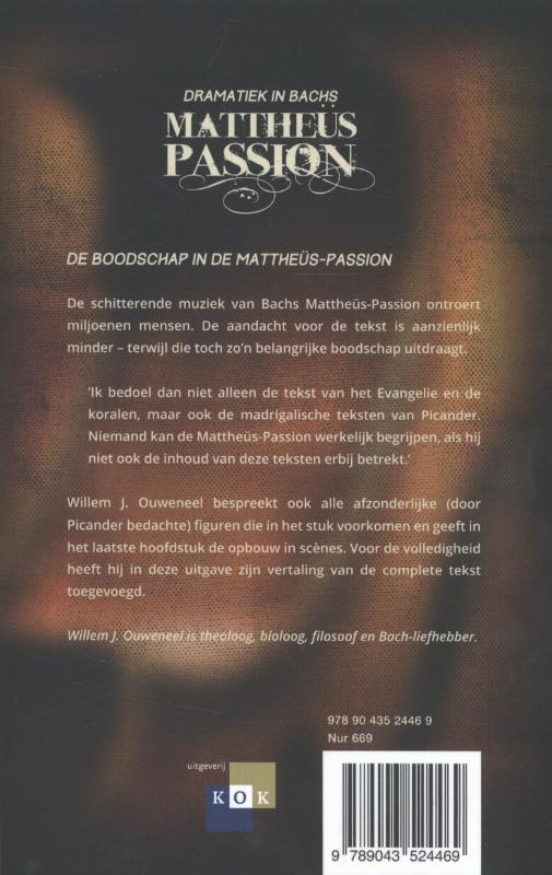 Achterkant van Dramatiek in Bachs Mattheüs-Passion