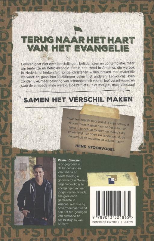 Achterkant van Op blote voeten
