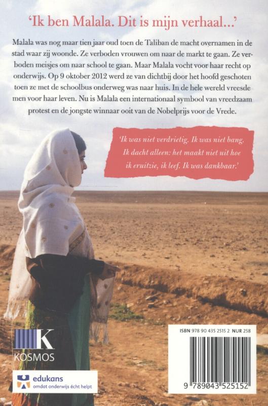 Achterkant van Ik ben Malala