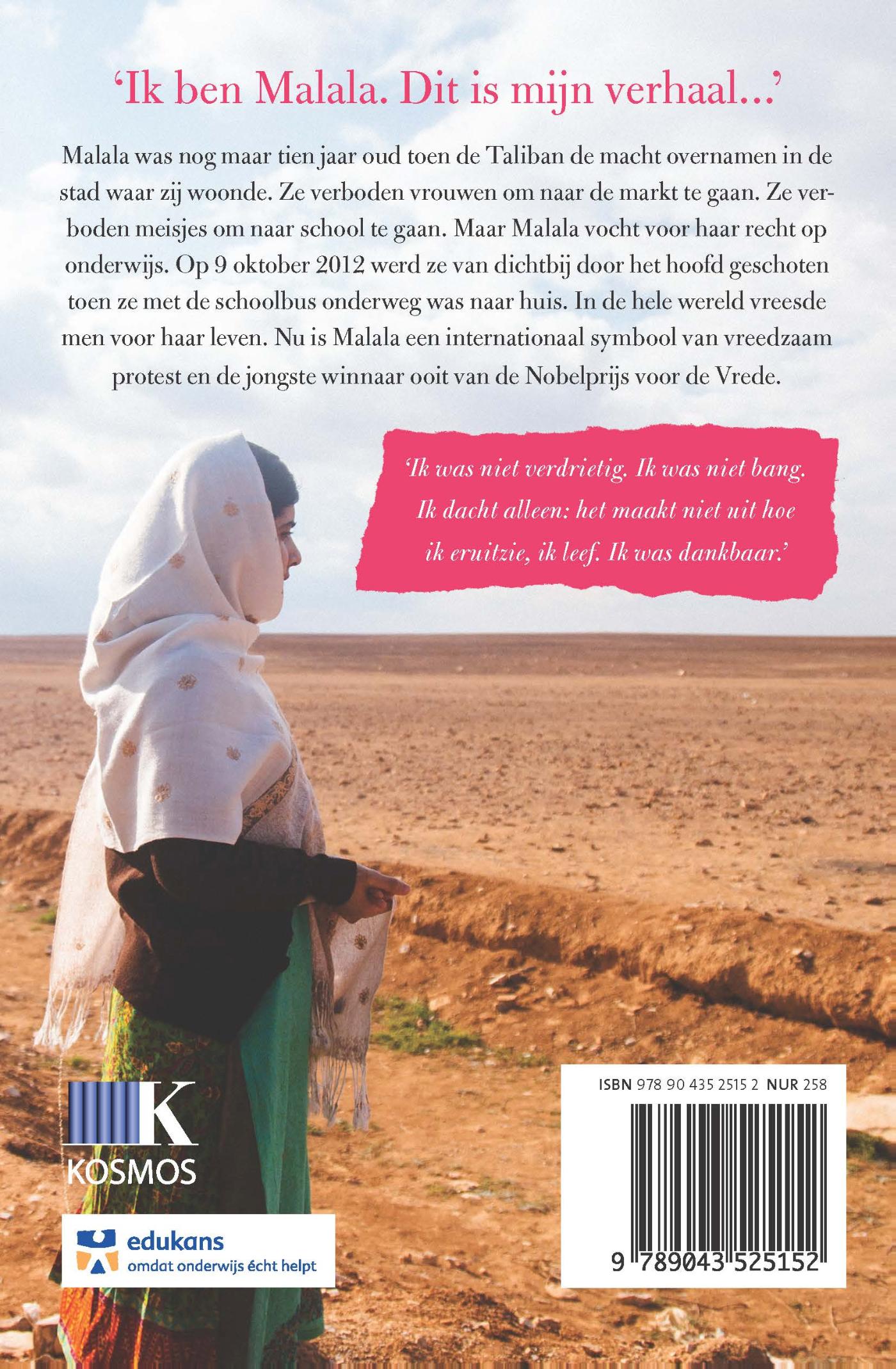 Achterkant van Ik ben Malala