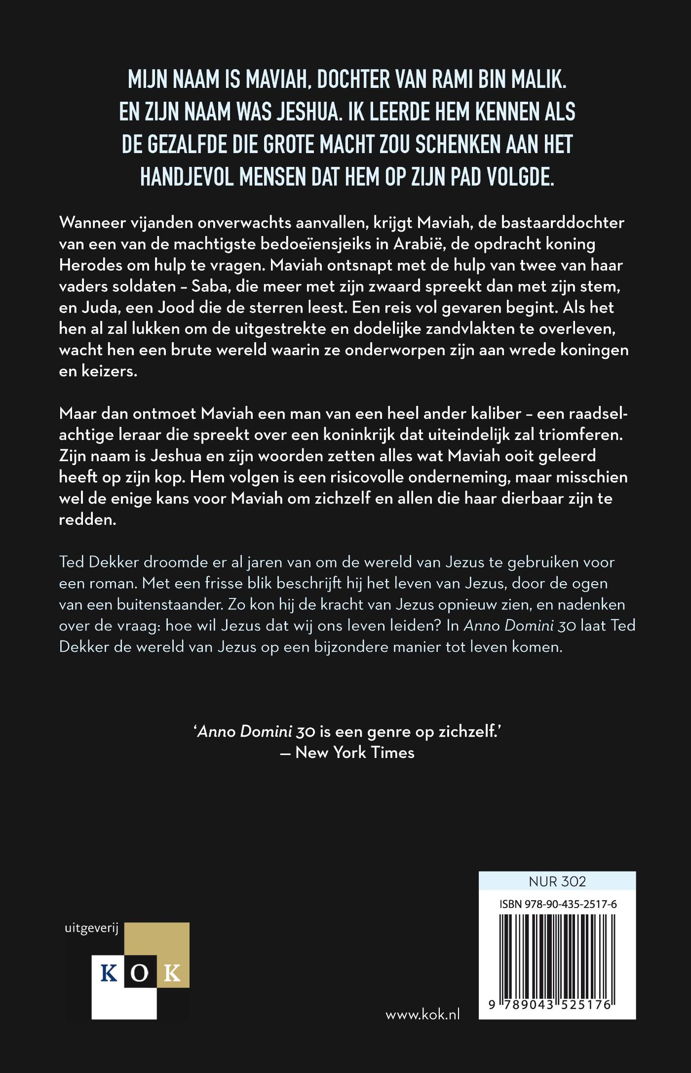 Achterkant van Anno Domini 30