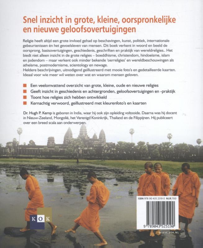 Achterkant van Wereldreligies in kort bestek