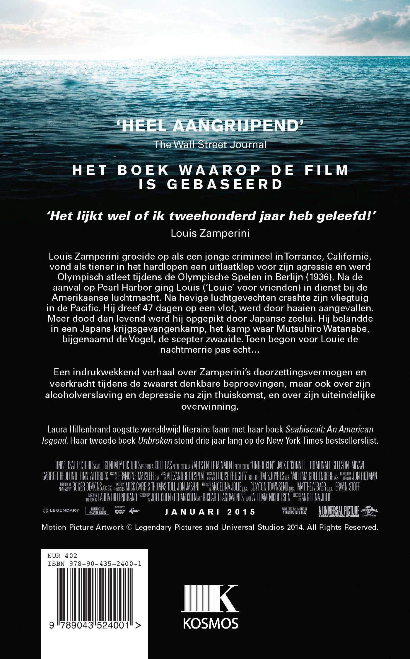 Achterkant van Unbroken