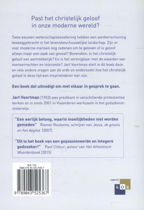 Achterkant van Open geloven
