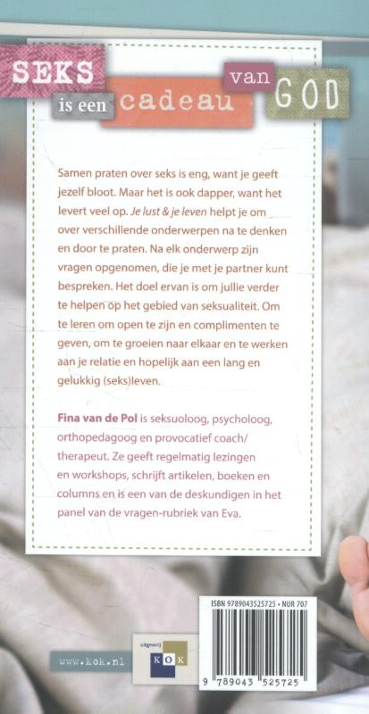 Achterkant van Je lust & je leven