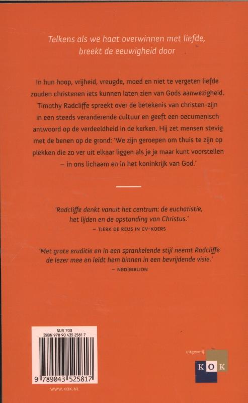 Achterkant van Waarom ik christen ben