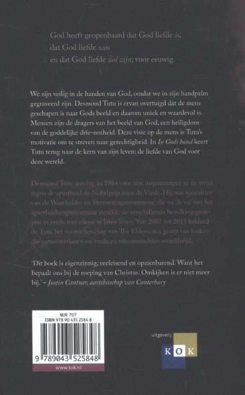 Achterkant van In Gods hand