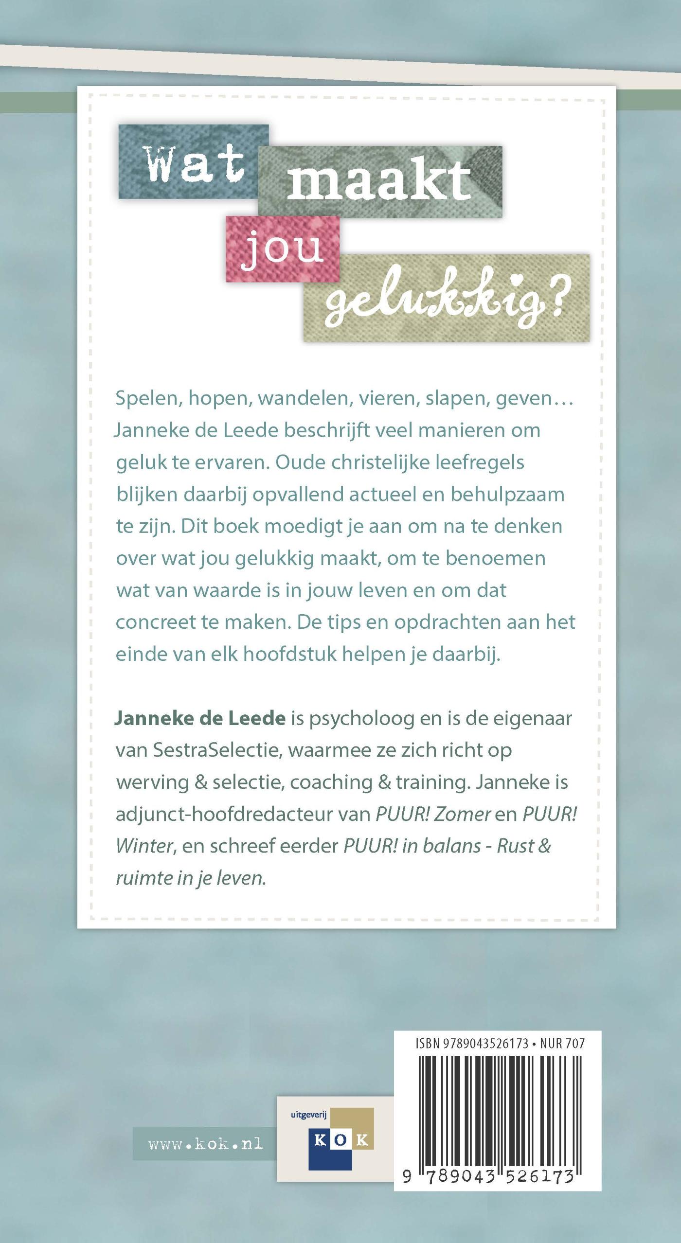 Achterkant van Geloof en geluk