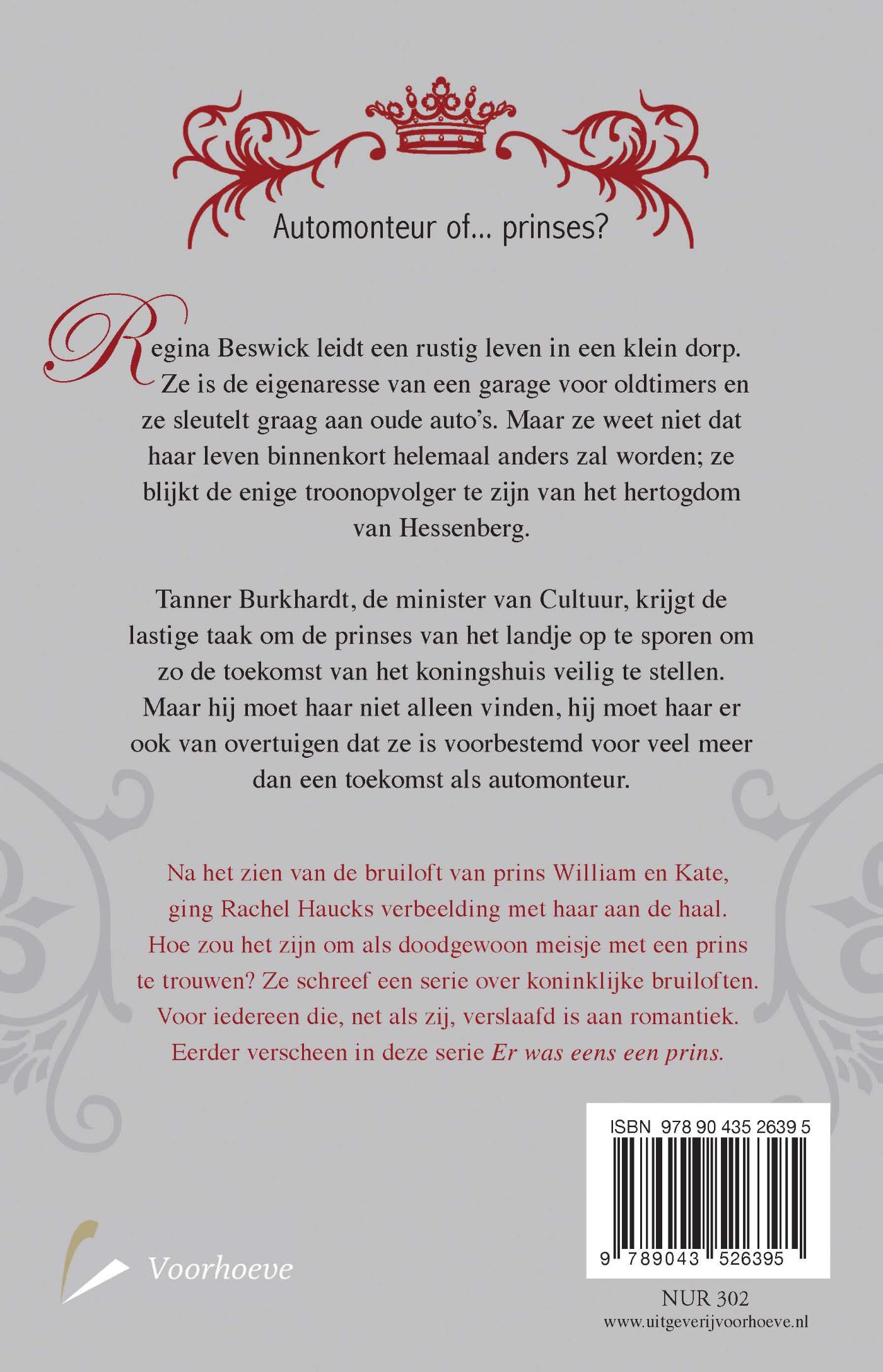 Achterkant van Een prinses voor altijd